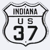 US 37 Indiana Shield