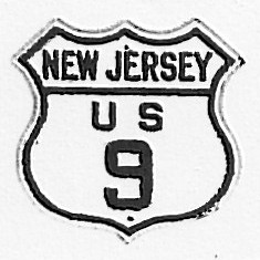 Historic shield for US 9 in New Jersey