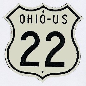 Historic shield for US 22 in Ohio