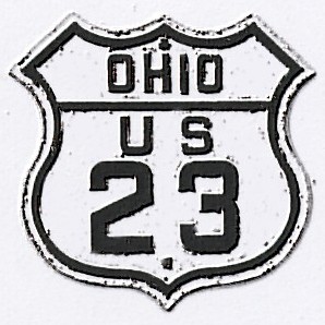 Historic shield for US 23 in Ohio