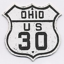Historic shield for US 30 in Ohio