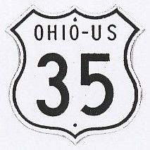 Historic shield for US 35 in Ohio