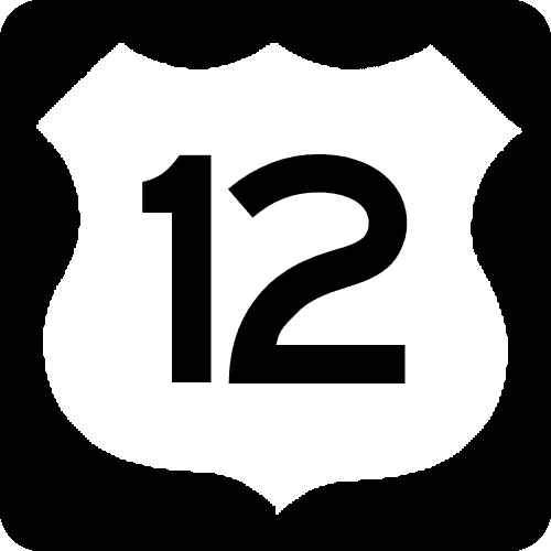 Historic shield for US 12 in Washington