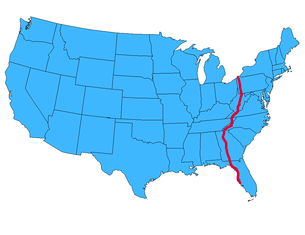 US 19 Map