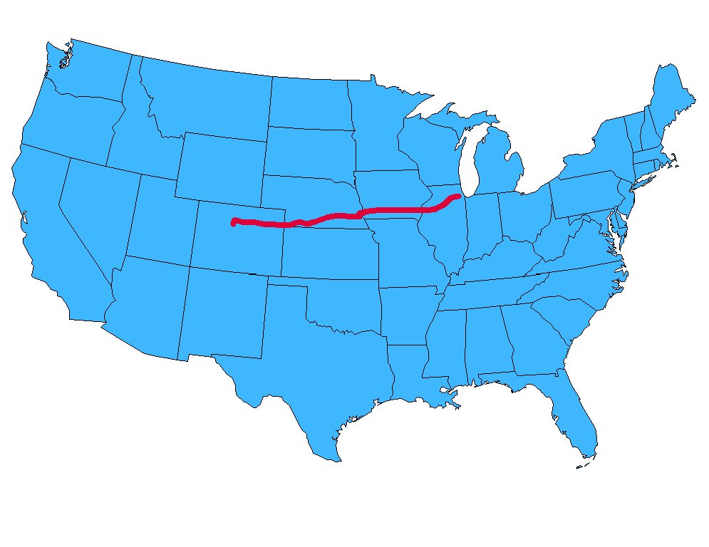 US 34 Map
