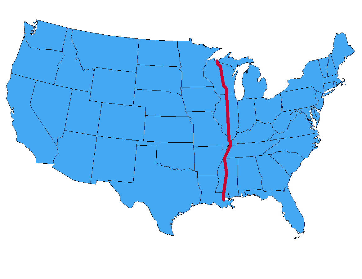 US 51 Map