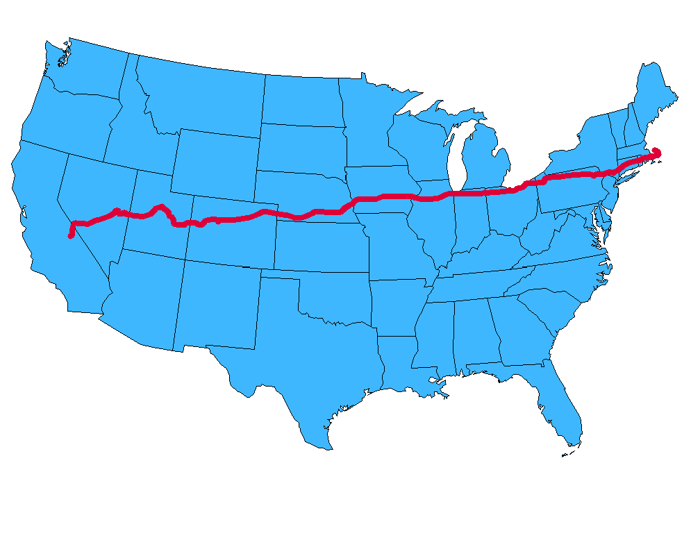 US 6 Map